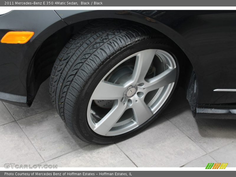 Black / Black 2011 Mercedes-Benz E 350 4Matic Sedan