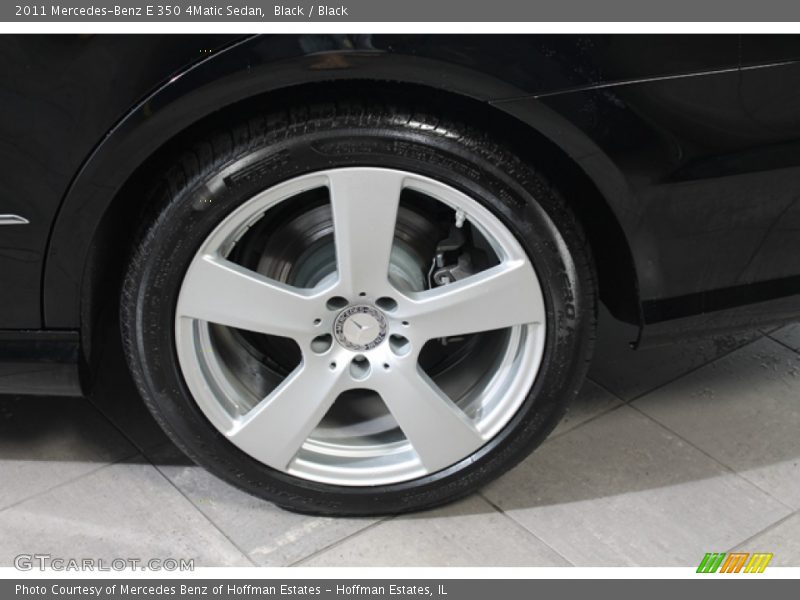 Black / Black 2011 Mercedes-Benz E 350 4Matic Sedan