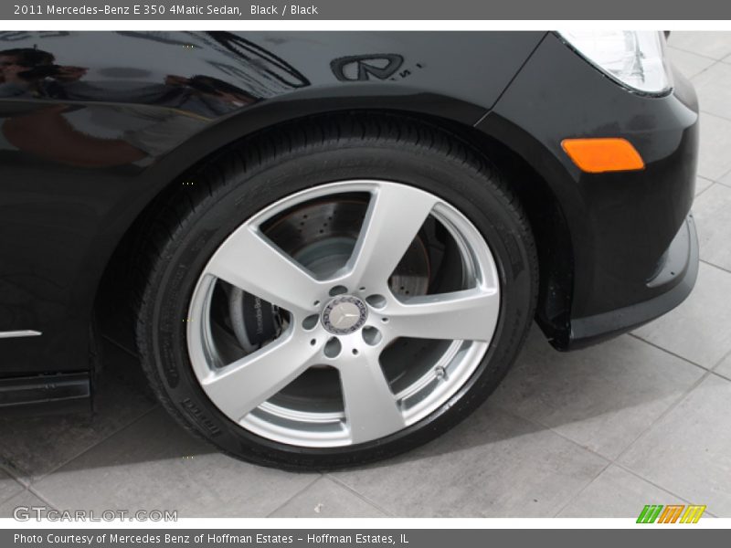 Black / Black 2011 Mercedes-Benz E 350 4Matic Sedan