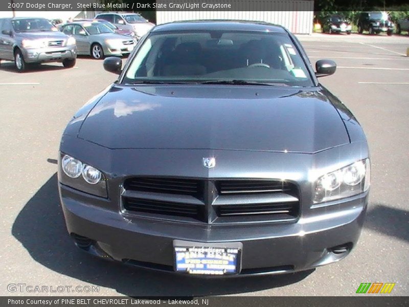 Steel Blue Metallic / Dark Slate Gray/Light Graystone 2007 Dodge Charger