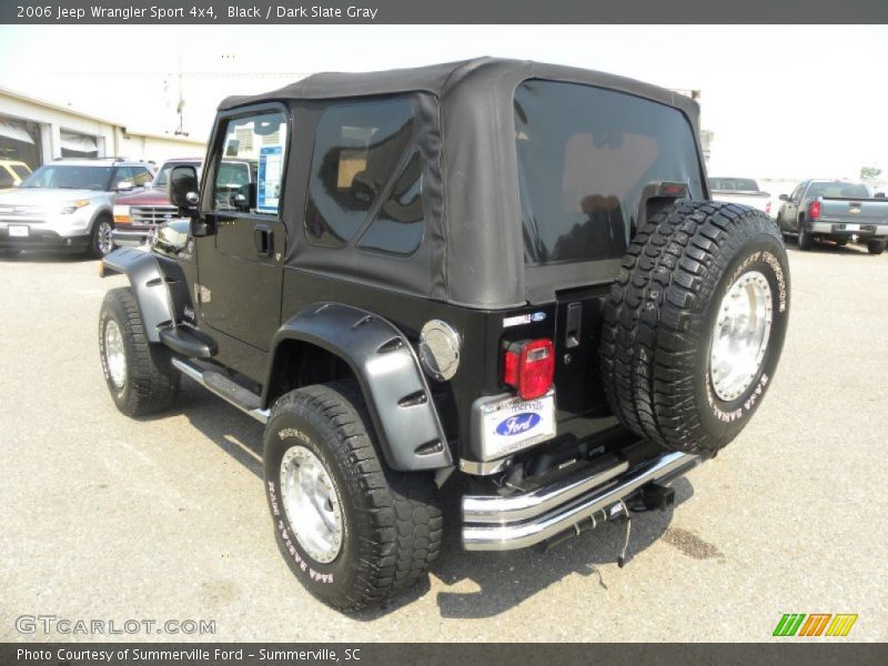 Black / Dark Slate Gray 2006 Jeep Wrangler Sport 4x4