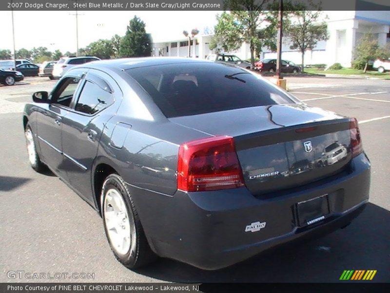 Steel Blue Metallic / Dark Slate Gray/Light Graystone 2007 Dodge Charger