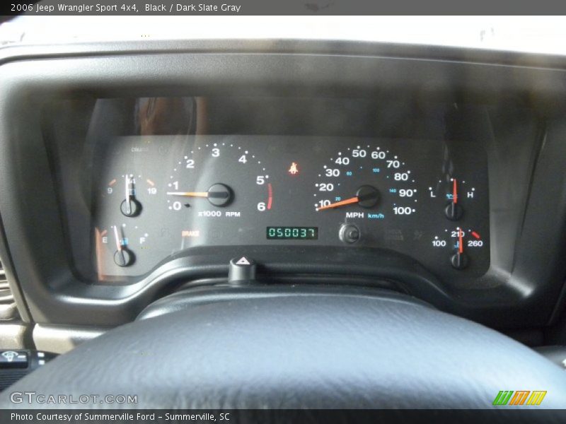 Black / Dark Slate Gray 2006 Jeep Wrangler Sport 4x4