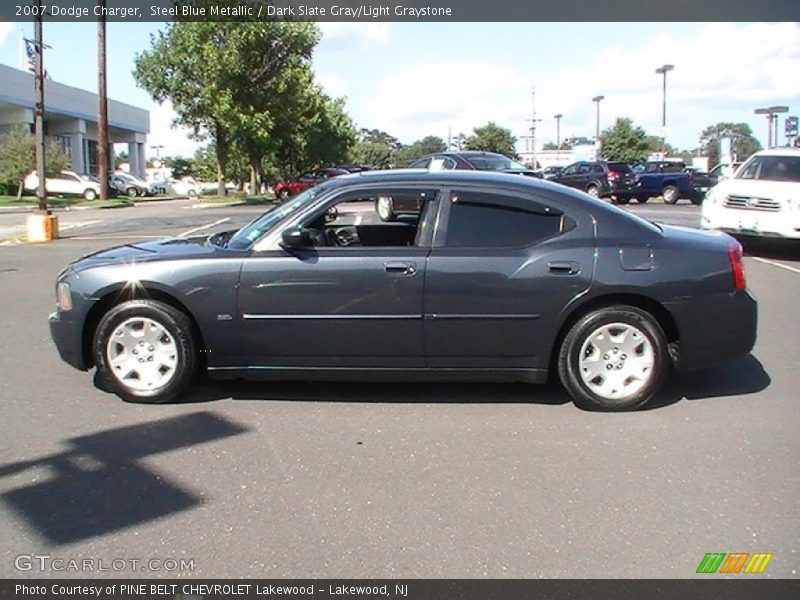 Steel Blue Metallic / Dark Slate Gray/Light Graystone 2007 Dodge Charger