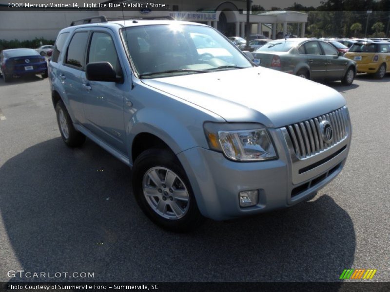 Light Ice Blue Metallic / Stone 2008 Mercury Mariner I4