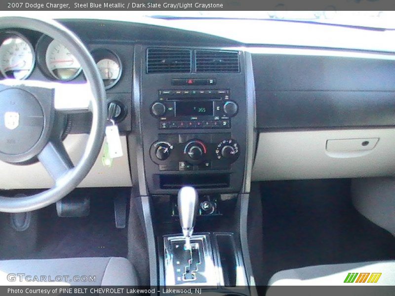 Steel Blue Metallic / Dark Slate Gray/Light Graystone 2007 Dodge Charger