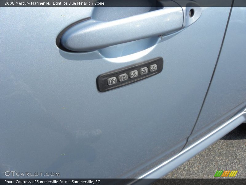 Light Ice Blue Metallic / Stone 2008 Mercury Mariner I4