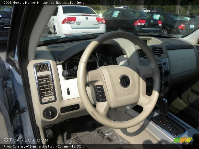 Light Ice Blue Metallic / Stone 2008 Mercury Mariner I4