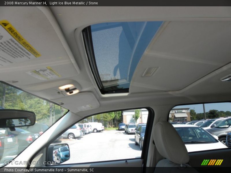 Light Ice Blue Metallic / Stone 2008 Mercury Mariner I4