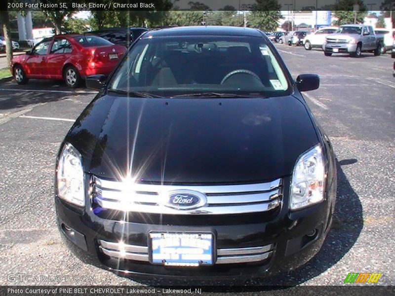 Black Ebony / Charcoal Black 2008 Ford Fusion SE