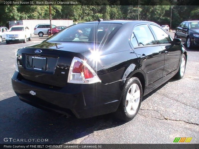 Black Ebony / Charcoal Black 2008 Ford Fusion SE