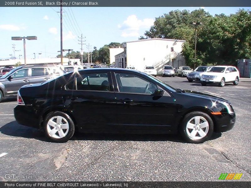 Black Ebony / Charcoal Black 2008 Ford Fusion SE