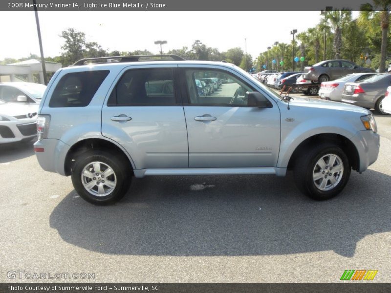 Light Ice Blue Metallic / Stone 2008 Mercury Mariner I4