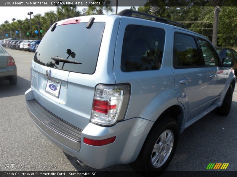 Light Ice Blue Metallic / Stone 2008 Mercury Mariner I4
