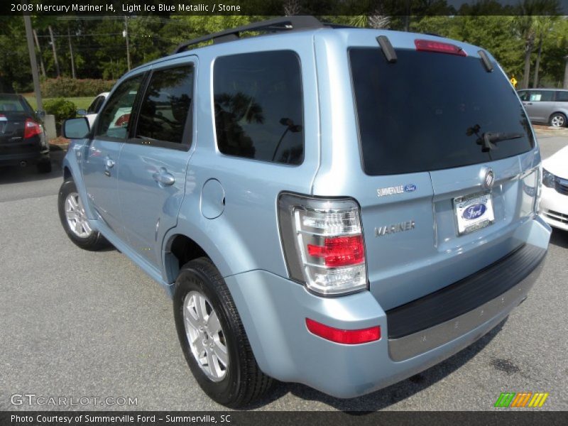 Light Ice Blue Metallic / Stone 2008 Mercury Mariner I4