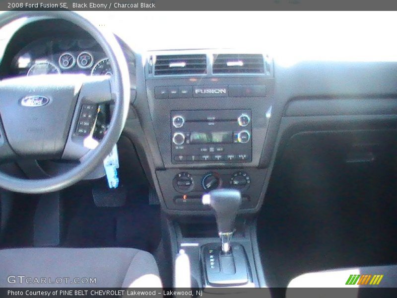 Black Ebony / Charcoal Black 2008 Ford Fusion SE