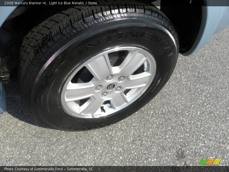 Light Ice Blue Metallic / Stone 2008 Mercury Mariner I4