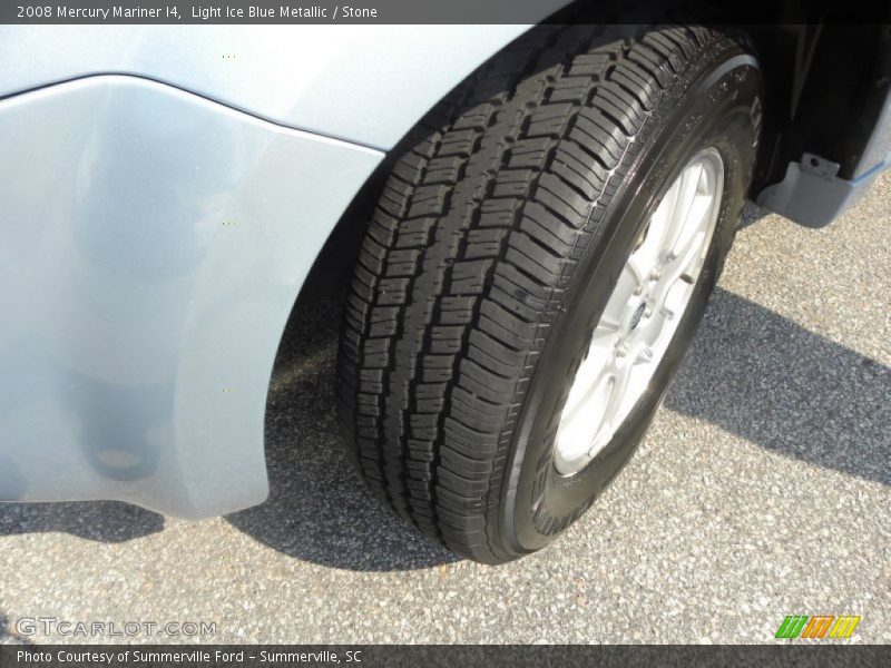 Light Ice Blue Metallic / Stone 2008 Mercury Mariner I4