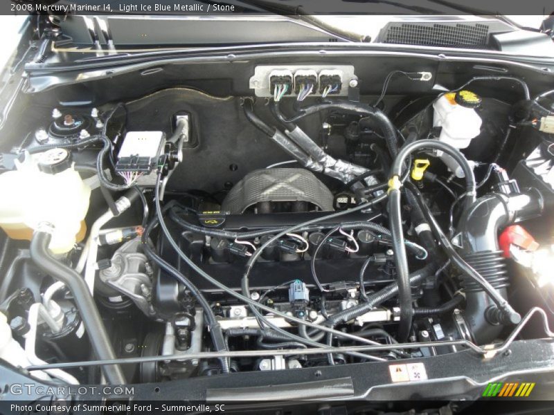 Light Ice Blue Metallic / Stone 2008 Mercury Mariner I4