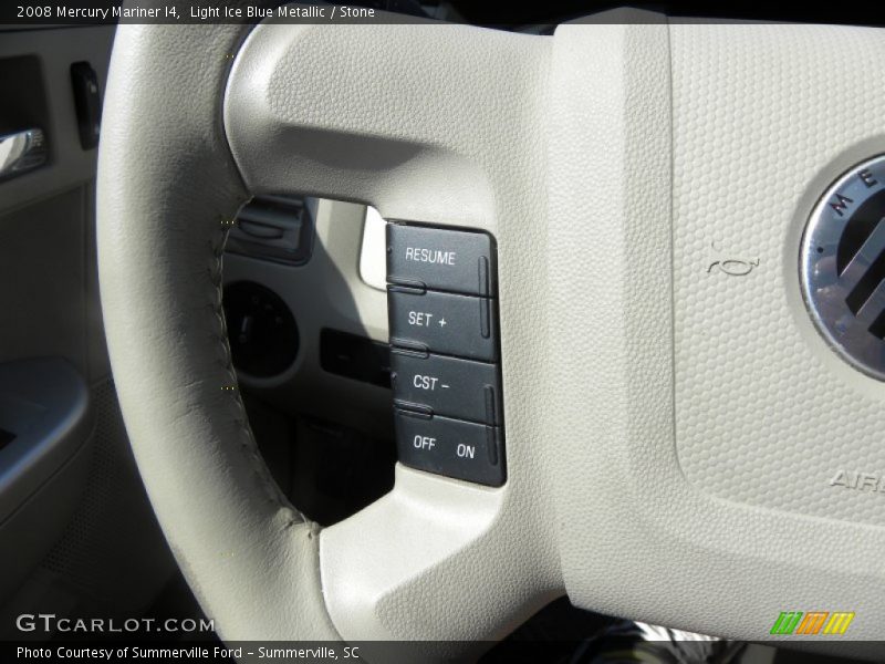 Light Ice Blue Metallic / Stone 2008 Mercury Mariner I4