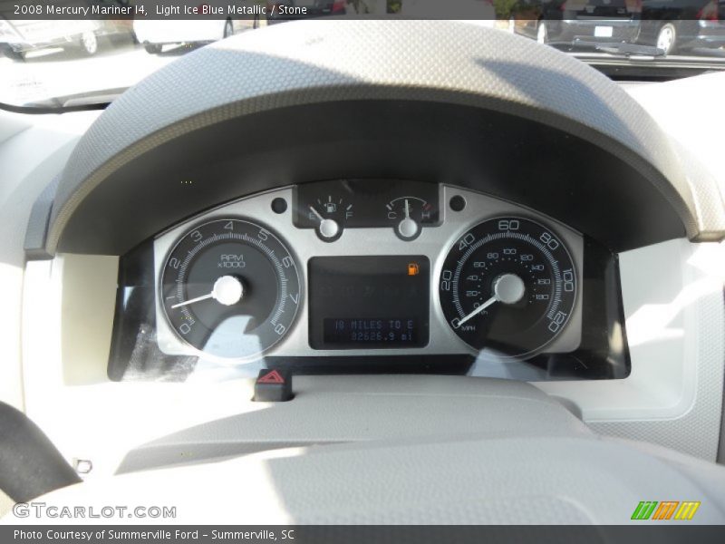 Light Ice Blue Metallic / Stone 2008 Mercury Mariner I4