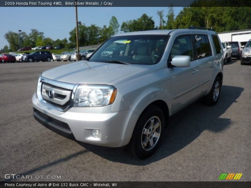 Billet Silver Metallic / Gray 2009 Honda Pilot Touring 4WD