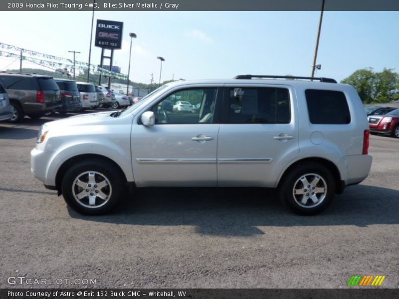 Billet Silver Metallic / Gray 2009 Honda Pilot Touring 4WD