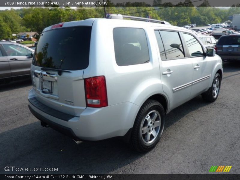 Billet Silver Metallic / Gray 2009 Honda Pilot Touring 4WD