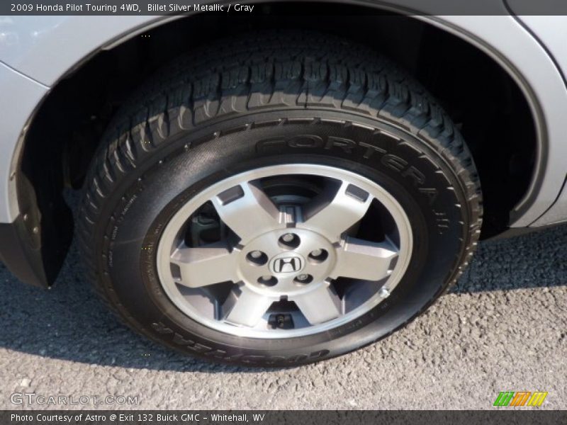 Billet Silver Metallic / Gray 2009 Honda Pilot Touring 4WD