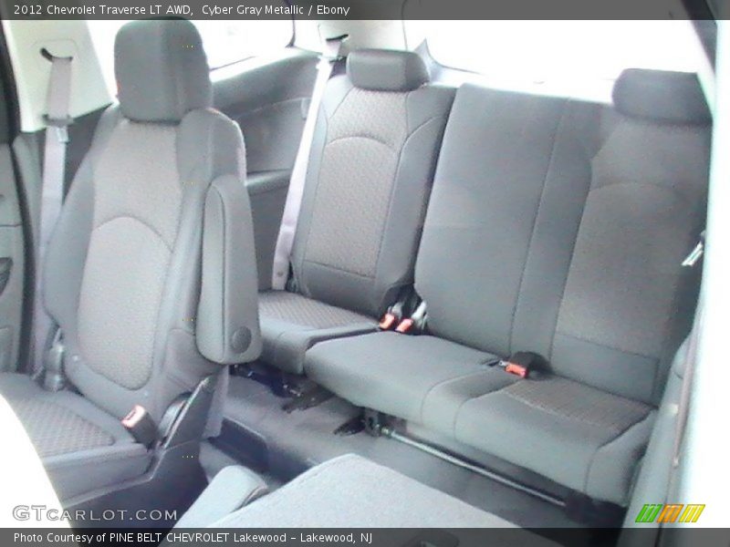 Cyber Gray Metallic / Ebony 2012 Chevrolet Traverse LT AWD