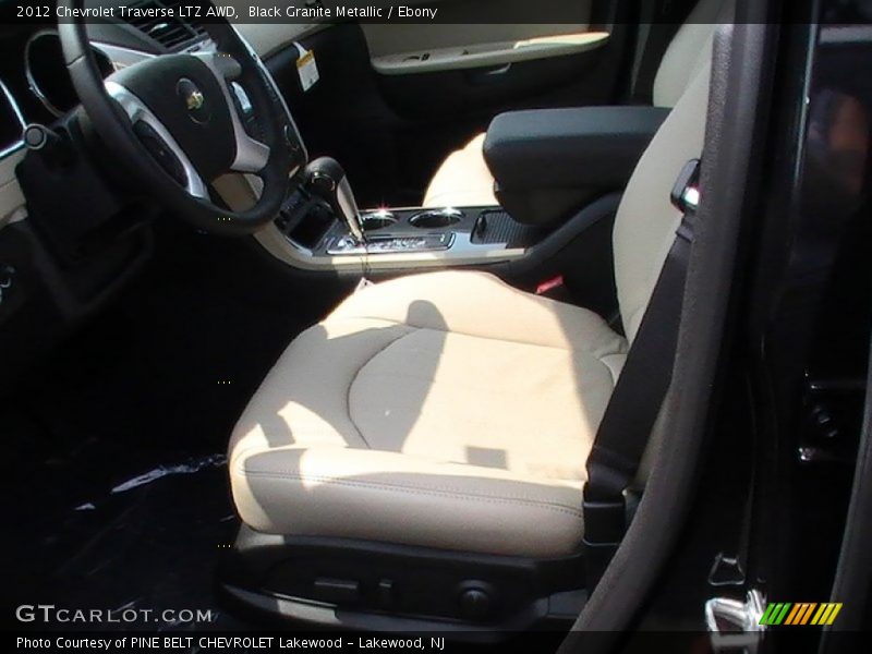 Black Granite Metallic / Ebony 2012 Chevrolet Traverse LTZ AWD