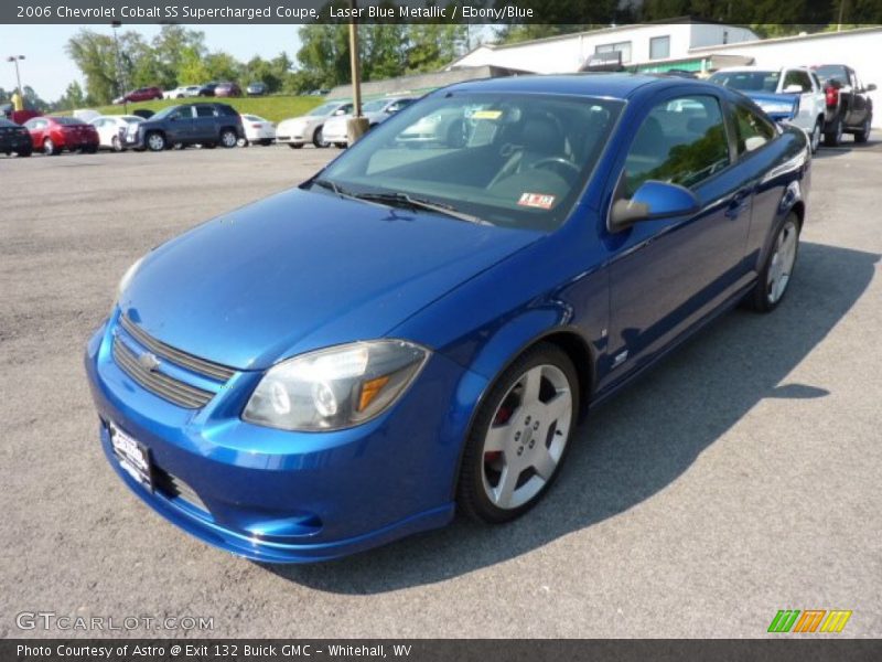 Laser Blue Metallic / Ebony/Blue 2006 Chevrolet Cobalt SS Supercharged Coupe