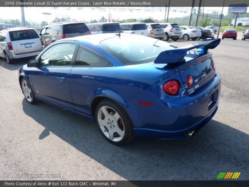 Laser Blue Metallic / Ebony/Blue 2006 Chevrolet Cobalt SS Supercharged Coupe