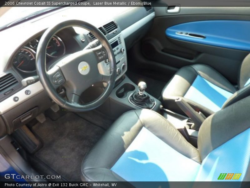 Ebony/Blue Interior - 2006 Cobalt SS Supercharged Coupe 