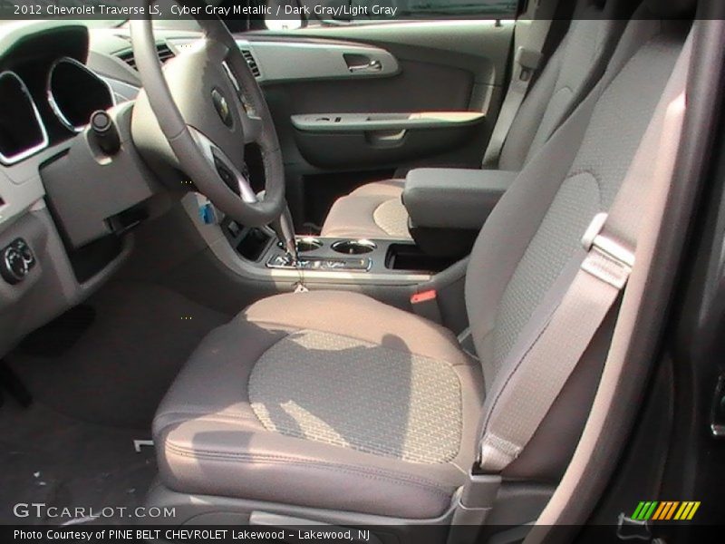 Cyber Gray Metallic / Dark Gray/Light Gray 2012 Chevrolet Traverse LS