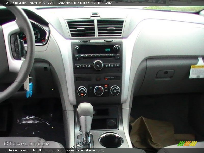 Cyber Gray Metallic / Dark Gray/Light Gray 2012 Chevrolet Traverse LS