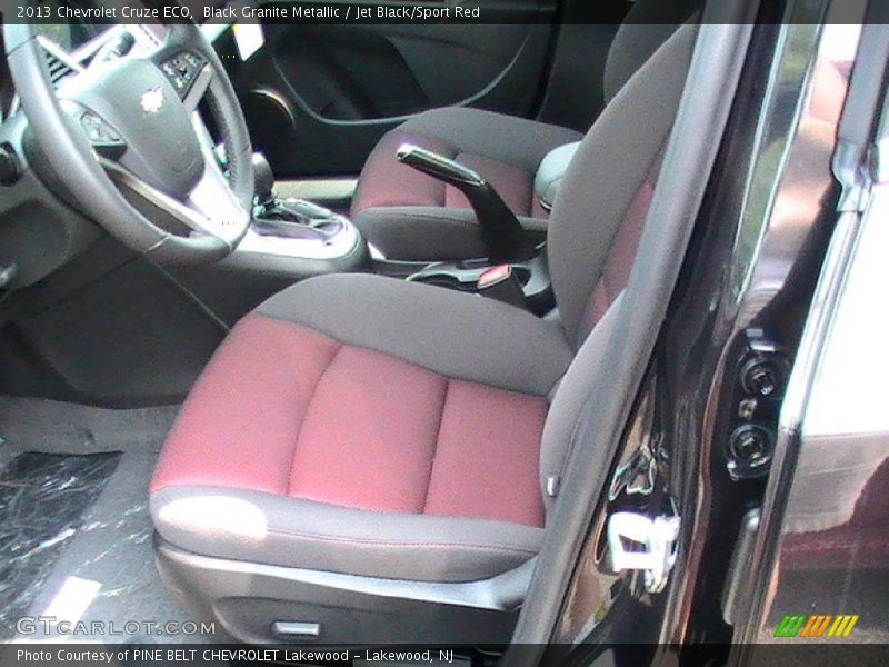  2013 Cruze ECO Jet Black/Sport Red Interior