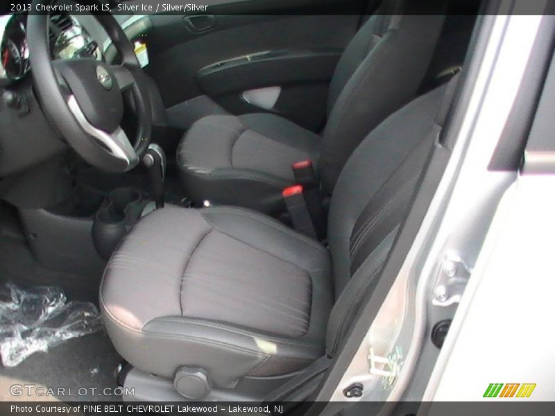 Silver Ice / Silver/Silver 2013 Chevrolet Spark LS
