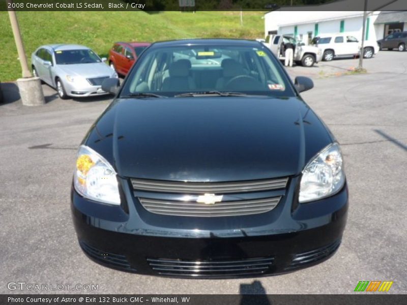 Black / Gray 2008 Chevrolet Cobalt LS Sedan