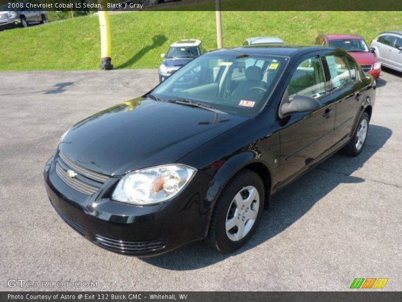 Black / Gray 2008 Chevrolet Cobalt LS Sedan