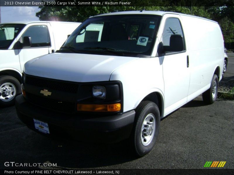 Summit White / Medium Pewter 2013 Chevrolet Express 2500 Cargo Van