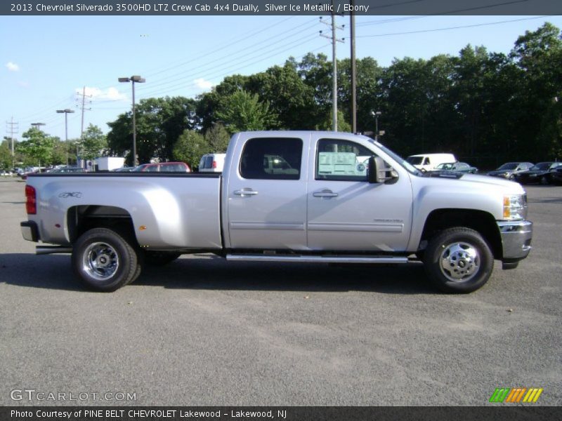  2013 Silverado 3500HD LTZ Crew Cab 4x4 Dually Silver Ice Metallic