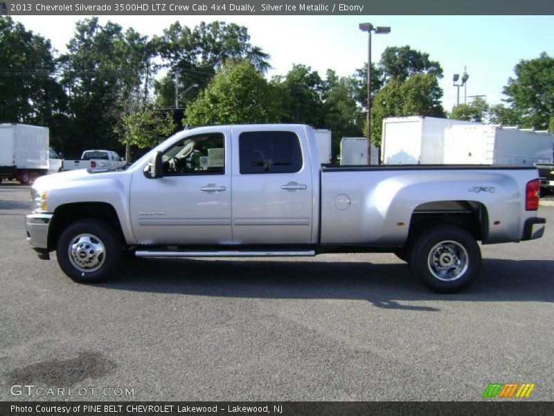  2013 Silverado 3500HD LTZ Crew Cab 4x4 Dually Silver Ice Metallic