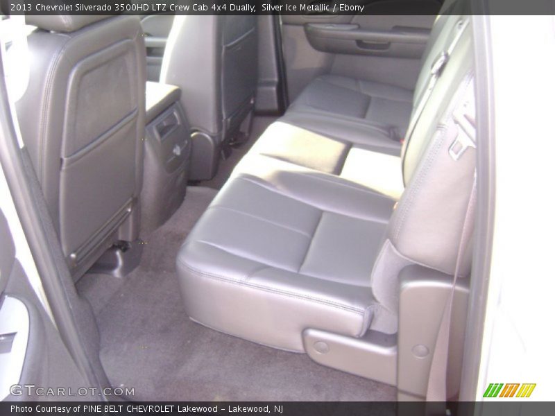 Silver Ice Metallic / Ebony 2013 Chevrolet Silverado 3500HD LTZ Crew Cab 4x4 Dually