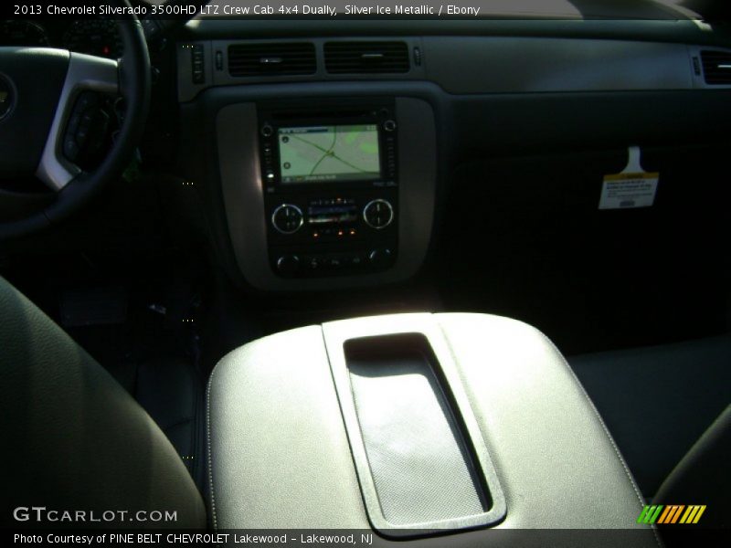 Silver Ice Metallic / Ebony 2013 Chevrolet Silverado 3500HD LTZ Crew Cab 4x4 Dually