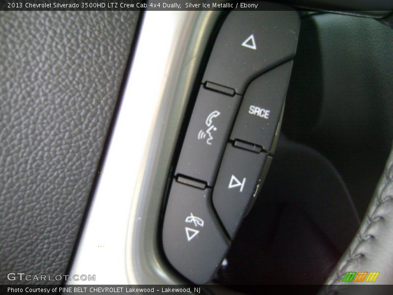 Silver Ice Metallic / Ebony 2013 Chevrolet Silverado 3500HD LTZ Crew Cab 4x4 Dually