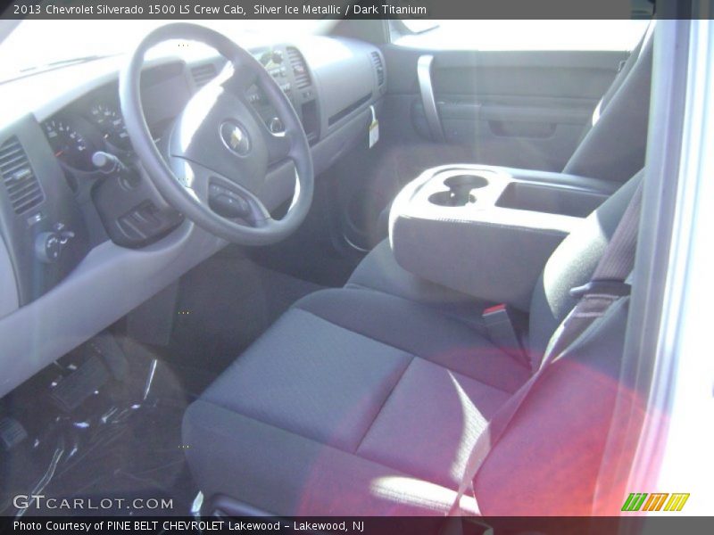 Silver Ice Metallic / Dark Titanium 2013 Chevrolet Silverado 1500 LS Crew Cab