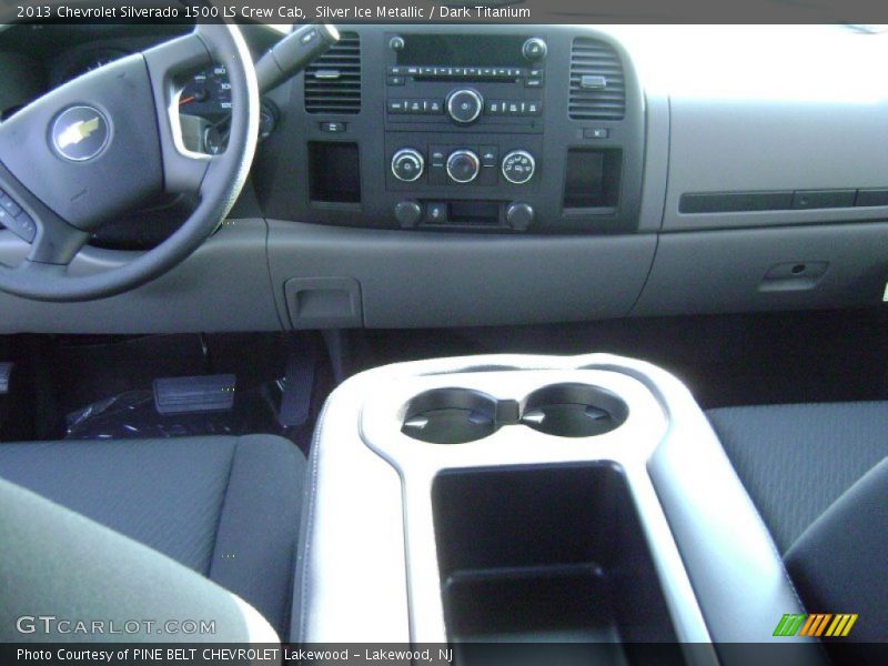 Silver Ice Metallic / Dark Titanium 2013 Chevrolet Silverado 1500 LS Crew Cab