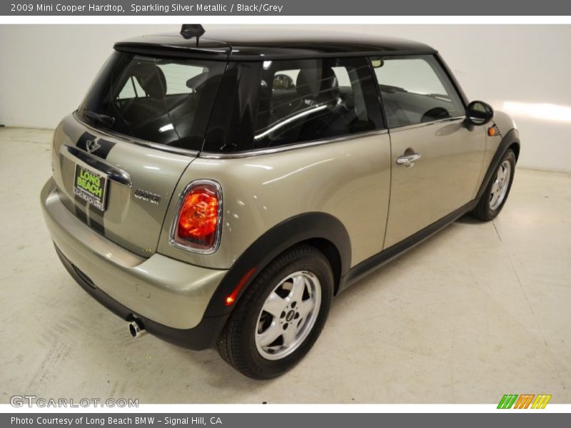 Sparkling Silver Metallic / Black/Grey 2009 Mini Cooper Hardtop