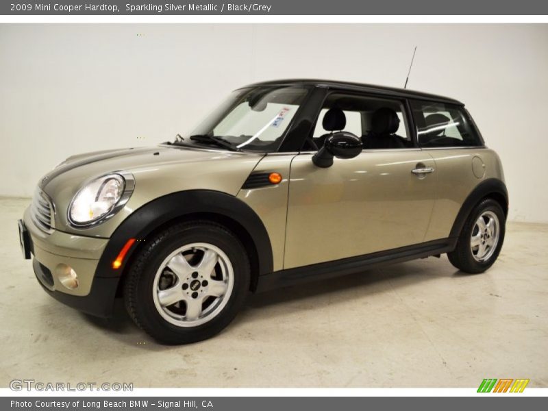 Sparkling Silver Metallic / Black/Grey 2009 Mini Cooper Hardtop